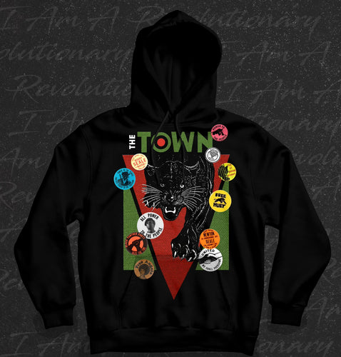 Black Panther Button Hoodie